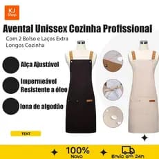Avental De Cozinha Luxo Da Moda Para Churrasco Mulheres Homens Chefe De Trabalho Grelha Restaurante Bar Shop Cafés AC106