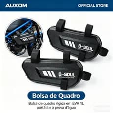 Bolsa Alforge Lateral Para Moto Impermeável Case Rígido 1L Universal