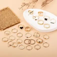 **"Kit 8 Anéis Prata - Bijuteria Surpresa Blind Box! Variados, Baratos e Perfeitos para Todo Dia!"**