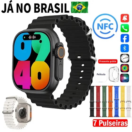 2026 Nova Relógio Smartwatch S20 Ultra Max Série 10 Relógio Inteligente Esportivo À Prova D'água NFC Bluetooth Watch