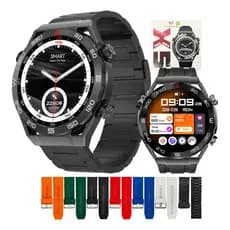 Smartwatch X5 PRO MAX Redondo Relógio Inteligente Bluetooth Chamada Chat GPT Amoled Nfc SmartWatch-Envio de São Pau