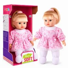 Boneca Bebe Hair Soft Loira Super Macia Brinquedo Boneca Infantil Tipo Boneca Reborn Boneca De Pano
