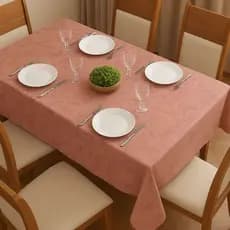 Toalha de Mesa Jacquard Retangular 4, 6, 8 ou 10 Lugares Natal Reveillon Festa