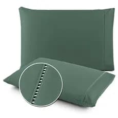 Kit com 04 Unidades de Fronhas em Ponto Palito em 400 Fios - LAURINHA DECOR