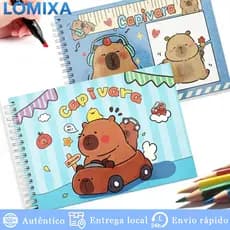 Livro de Colorir Criativo com Ilustrações Variadas 50 Páginas para Pintura Manual Relaxamento e Inspiração Artística