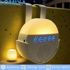 Maquina de Ruido Branco para Bebes e Criancas com Multiplos Sons Relaxantes Luz Noturna Temporizador USB Recarregavel