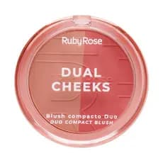 Dual Cheeks Blush Compacto - Hbm03 - Ruby Rose