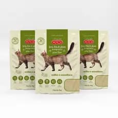 Kit  3UN Areia Higiênica P/ Gatos Grãos Finos Kadi 4kg