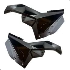 Tampa Lateral Titan Fan 160 Complemento Carenagem Escolha Sua Cor Prata Preto Fosco e Brilhante