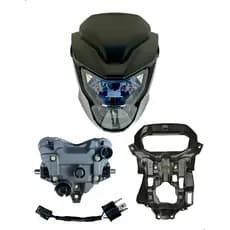 Farol Cg Titan 160 2025 Fan 160 Completo Com Aranha Adaptada