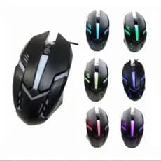 Mouse Gamer  Optico 1000dpi LED com Fio 1m 25cm USB