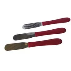 Espatula para Pate manteiga em Inox 3 Peças Cabo Color