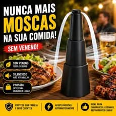 Ventilador Espanta Moscas Retrátil Portátil Repelente Insetos Sem Veneno Silencioso