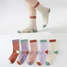 KITS DE 3-6-12 PARES DE MEIAS CANDY COLOR FEMININAS TAMANHO 35 AO 40