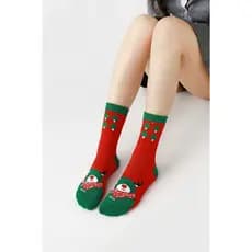 KITS DE MEIAS DE NATAL 3/6/12 PARES CORES SORTIDAS MASCULINO E FEMININO 35-46