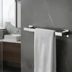 Porta Toalha de Rosto 30cm Inox 304 Toalheiro de Rosto para Banheiro Suporte Para Toalha Linha Ipanema