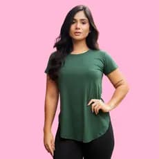 Blusa Fitness Feminina Tapa Bumbum Academia Sobre Legging Super Leve Dia a Dia Passeio