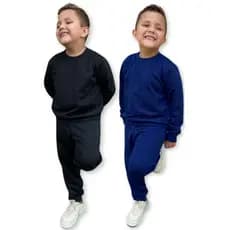 Kit 2 Conjunto Infantil Inverno Menino Menina Moletinho Unissex