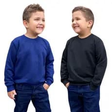Kit 2 Blusas Manga Longa Moletom Moletinho Infantil Menino Segunda Pele