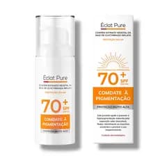 Protetor Solar Facial pele oleosa Éclat Pure FPS70 Oil Control Toque Seco Clareador de Manchas 50ml