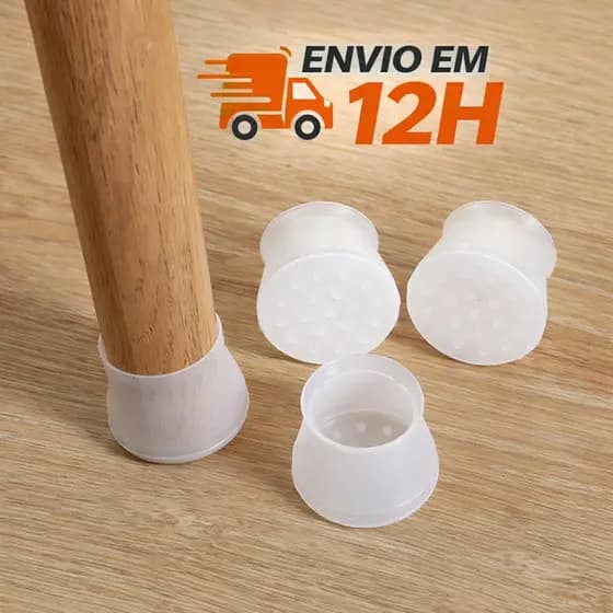 Protetores De Perna De Cadeira De Silicone , Almofadas De Feltro Redutoras De Ruído Para Móveis , Pisos de madeira
