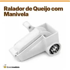 Ralador de Queijo Manual Manivela Profissional Multiúso Legumes Chocolate Culinária Prático