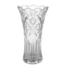 Vaso de Vidro Decorativo Tulipa 12x23cm - Arranjo Flores Mesa Sala e Festa