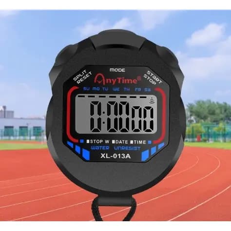 Cronômetro Digital com Relógio e Alarme - Timer para Esportes, Cozinha e Estudos