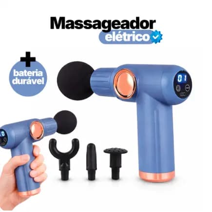 Masssageador Pistola Profissional  Visor Digital Cabo Longo  - ENTREGA IMEDIATA