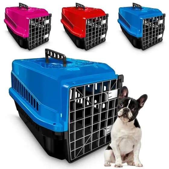 Caixa de Transporte N°03 Pet Cachorro Gato Coelho Roedores Filhotes Viagem e Passeio