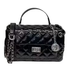 Bolsa quadrada pequena clássica e simples de um ombro só para mulheres, primavera de 2025, novo estilo, linha de bordado