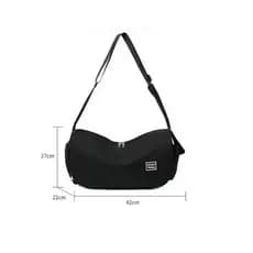 Bolsa Feminina Impermeável nylon ombro transversal Passeio,bolsa feminina
