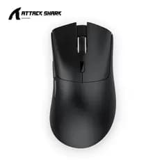 Mouse Para Jogos Sem Fio ATTACK SHARK R1 – Cliques Tri-Modo 20M De 18KDPI PC/Mac/Laptop
