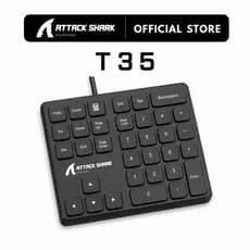 APAYADO T35 34 Teclas USB Com Fio Teclado Numérico Fino Portátil Silencioso Mini Para Laptop PC Escritório Uso Doméstico