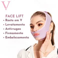 VFace Face Lift Efeito De Rejuvenescimento Anti-Rugas Máscara De Beleza Cinza Duplo Queixo Envelhecimento