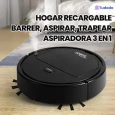 Aspirador Robô Grande e Redondo 1200PA, Limpeza Automática Inteligente para Casas Amplas