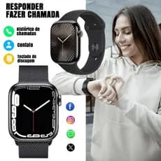 2025 Novo Estilo Relógio Inteligente S9 PRO Super Amoled 45mm 2.08 Polegada Esportes Bluetooth Sem Fio