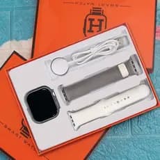 Relógio inteligente 45MM/49MM 2 em 1 tela ilimitada Bluetooth chamada HD-Saint Paulo estoque pronto