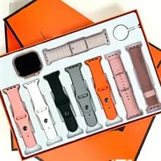 Novo relógio inteligente série 10, 38 mm/45 mm com carregador de relógio inteligente e 7/8 pulseiras exclusivas de monit