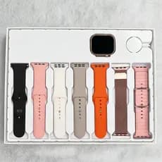 Relógio inteligente 7 em 1 38mm mini 45mm 49mm tela de toque completa relógio esportivo compatível com iPhone e Android