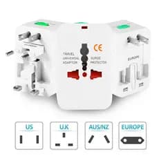 Adaptador Internacional Tudo-Em-Um universal adaptador Tomadas Plug global de viagem  + 150 Países