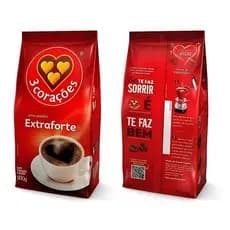 Café Torrado e Moído 3 Corações Extra Forte 500g