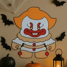 Painel Halloween em EVA Decoração Festa Temática Parede