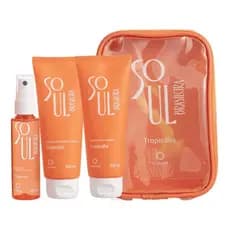 Kit Soul Brasileira Sabonete Líquido + Hidratante + Body Splash LANÇAMENTO
