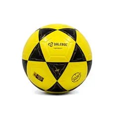 Bola de Futevôlei Dalebol PowerSoft Amarela e Preta Oficial PU/Microfibra Alta Resistência Profissional