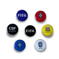 Moeda Toss Logos Sortidas Arbitragem Profissional Amadora