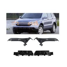 Kit Guia Parachoque Dianteiro + Guia Farol Crv 2006 A 2011