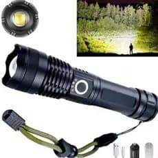Lanterna Super Potente T9 P50/P90 Tática Camping Lâmpada De Iluminação De Longa Altitude