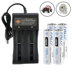Carregador de Bateria 18650 26650 3.7V Alta Qualidade Recarga Rápida