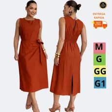 Vestido Feminino Tecido Sensorial  – Elegante e Confortável | M G GG G1